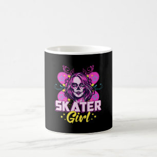 Skater Girl Sk8 Skateboard Girls Skating Gift Idea Coffee Mug