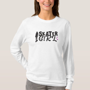 Skater Girl Sk8 Skateboard Skating Funny Gift Idea T-Shirt