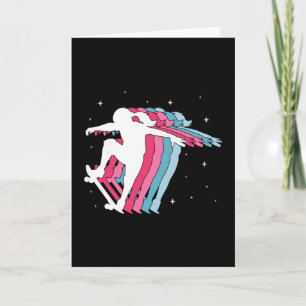 Skater Girl Skateboarder Skateboarding Girls Gift Card