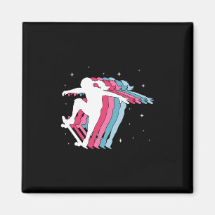 Skater Girl Skateboarder Skateboarding Girls Gift Magnet