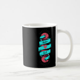 Skater Girl Skateboarding Fan Female Skateboarder Coffee Mug