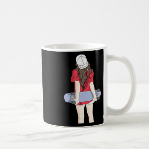 Skater Girl Skaters Having Fun Skateboarding Gift Coffee Mug