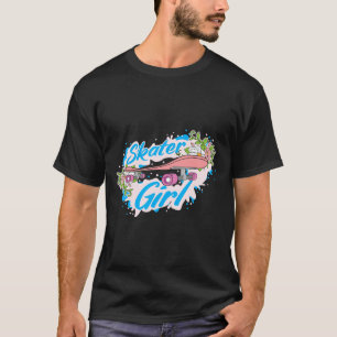 Skater Girl Skating Skateboarding T-Shirt