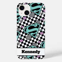 Skater Girl Supergirl Hearts S-Shield