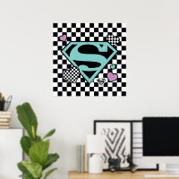 Skater Girl Supergirl Hearts S-Shield