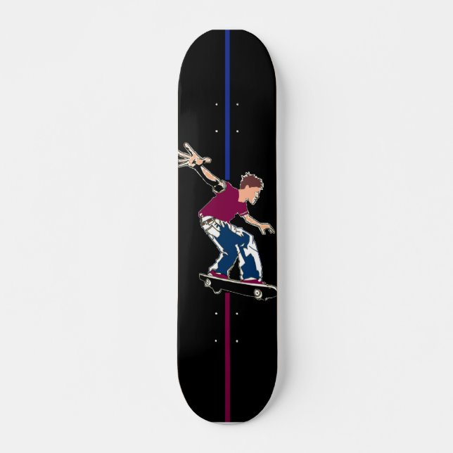 Skater in the Dark - Skateboard (Front)