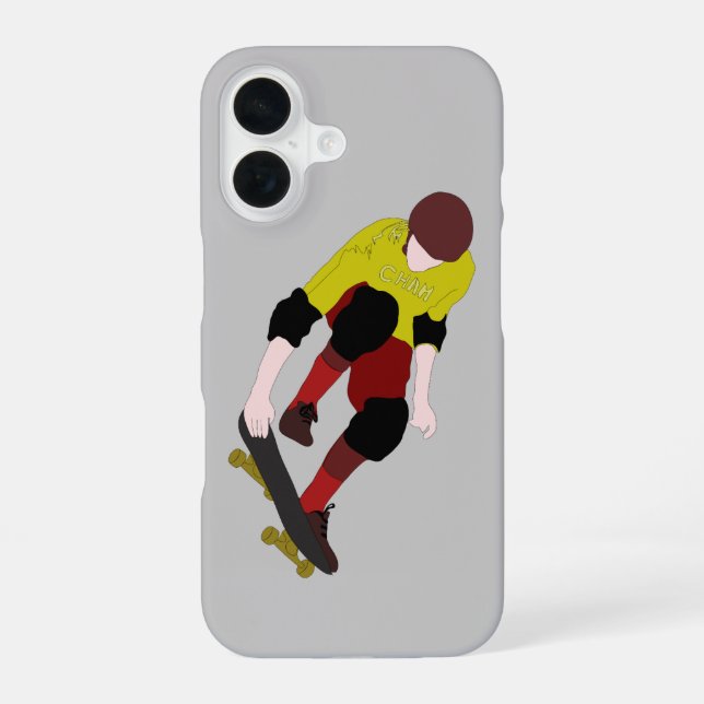 Skater  iPhone 16 case (Back)