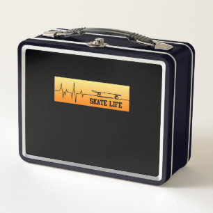 Skater Life Skateboarding Skateboarder Skateboard Metal Lunch Box