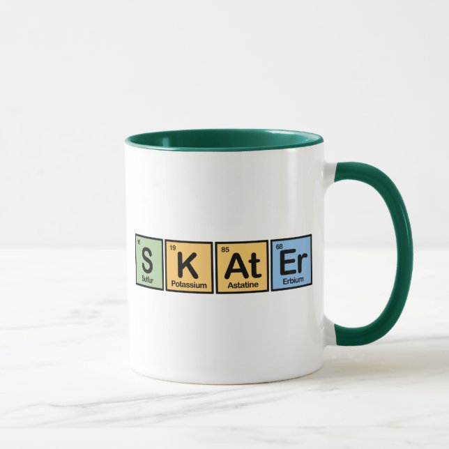 Skater made of Elements Mug (Right)