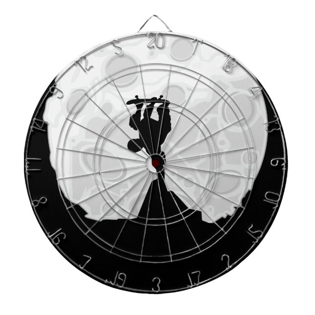 Skater Moon  Dartboard (Front)