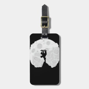 Skater Moon Luggage Tag