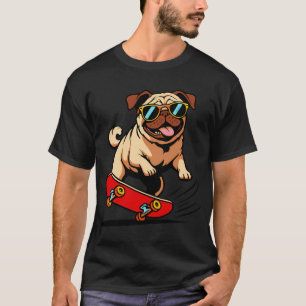 Skater Pug T-Shirt
