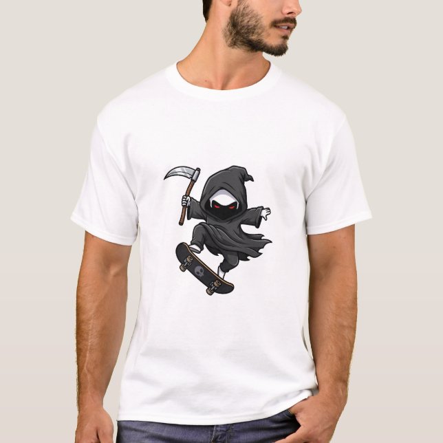 Skater Reaper T-Shirt (Front)