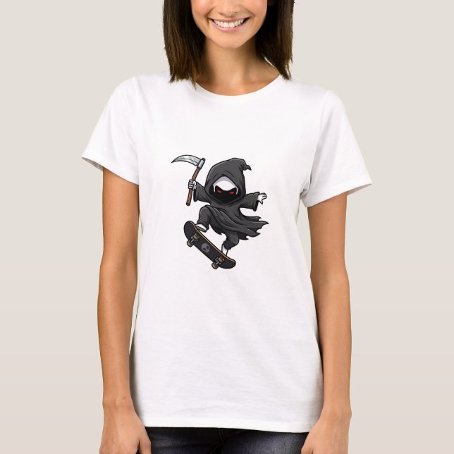 Skater Reaper T-Shirt (Front)