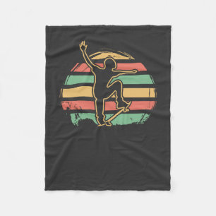 Skater Retro Fleece Blanket