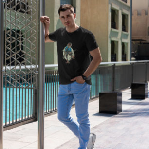 Skater Skeleton Character   T-Shirt