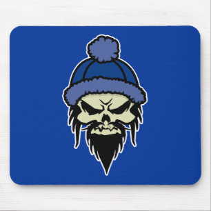 Skater Skull (Blue) Mousepad