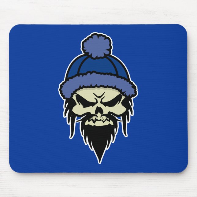 Skater Skull (Blue) Mousepad (Front)