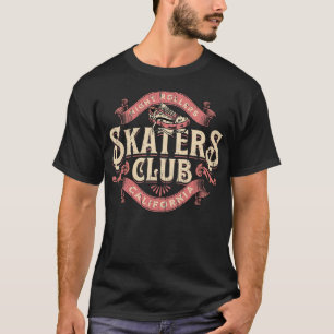 Skaters club distressed california emblem T-Shirt