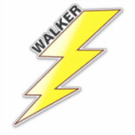 Skater's Name & Lightning Bolt Design - Skateboard<br><div class="desc">This "Skater's Name & Lightning Bolt Design - Skateboard Sticker" provides a personalised and energetic way for skateboarders to express their passion for speed, adrenaline, and the pursuit of excellence. The sticker features a skater's name in a bold and dynamic font, combined with a lightning bolt design that embodies the...</div>
