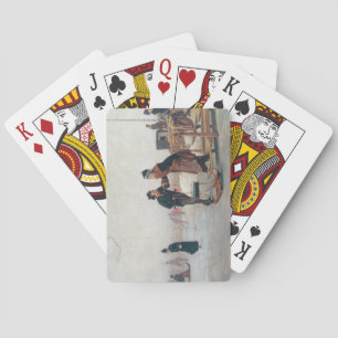 Skaters on Lake Valentino Playing Cards