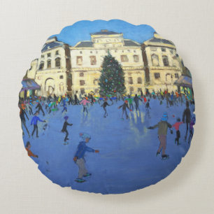 Skaters Somerset House 2012 Round Cushion