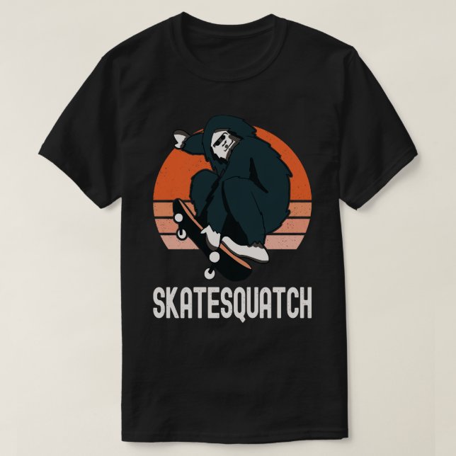SkateSquatch 1 T-Shirt (Design Front)