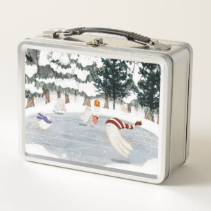 Skating Away Metal Lunch Box