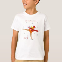 Skating Girl Kid's T-Shirt