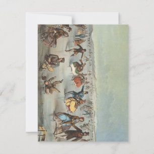 Skating in Central Park, New York Card