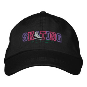 Skating Kid Embroidered Hat