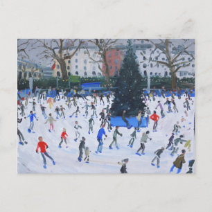 Skating Natural History Museum 2012 Postcard