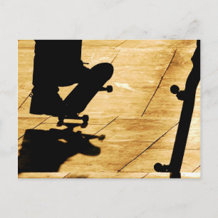Skating Postcard