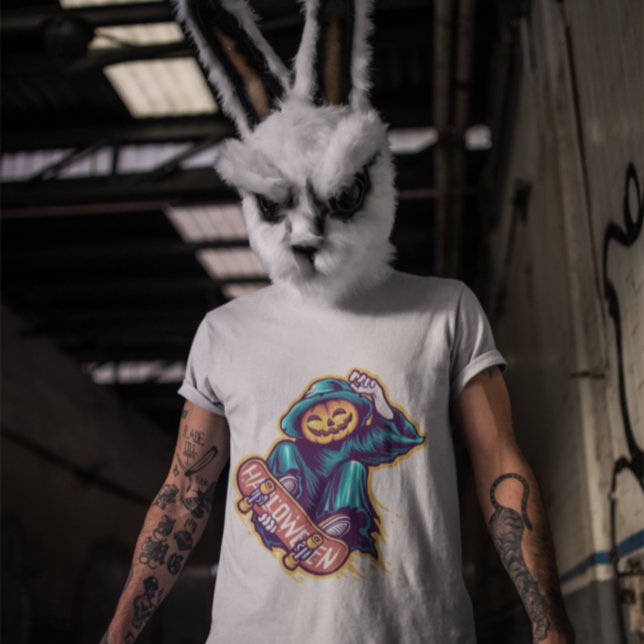 Skating Pumpkin Head Death T-Shirt (Creator Uploaded)