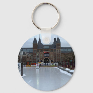 Skating rink, Museumplein, Amsterdam Key Ring