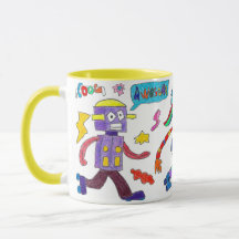 "Skating Robots" Mug