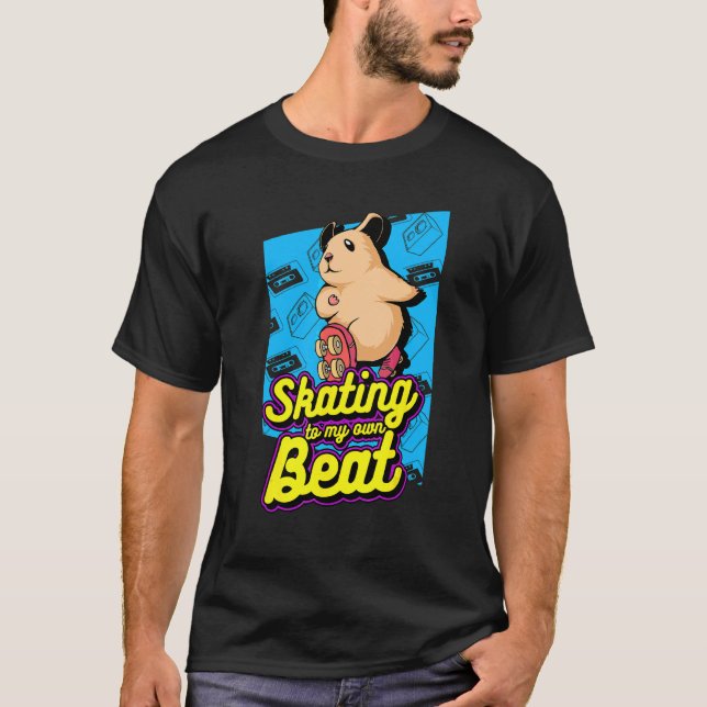 Skating To My Own Beat Roller Skate 1 T-Shirt (Front)