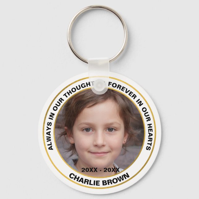 Skaymarts | Always in Our Thought & Hearts  Key Ring (Front)