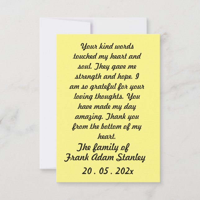 Skaymarts | Calligraphic Hopeful Thank You Card (Front)