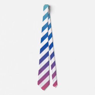 Skaymarts Design White Blue Colour Neck Tie