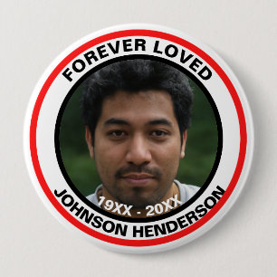 Skaymarts   Forever Loved By Everyone Funeral 10 Cm Round Badge