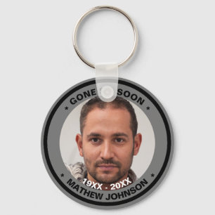 Skaymarts Gone so Soon Funeral Photo Key Ring