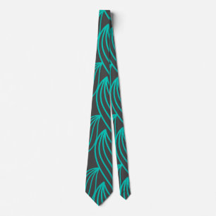 Skaymarts   Modern blue Stripe green Official Tie