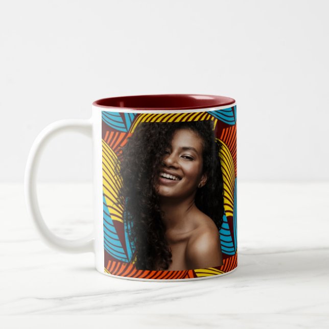 SKAYMARTS | Photo African Wax Design Mug (Left)