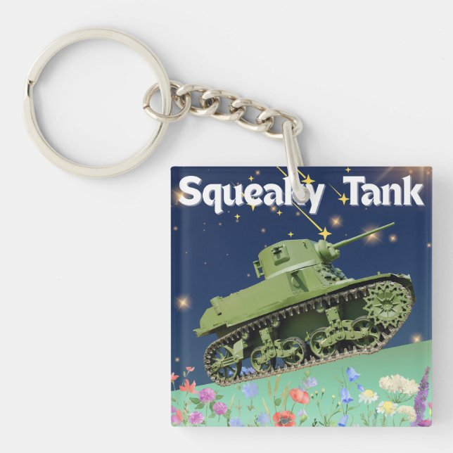 Skeaky Tank Key Ring (Front)