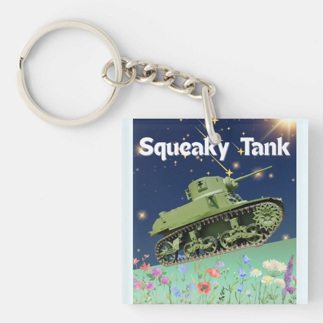 Skeaky Tank Key Ring (Front)