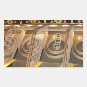 SKEE BALL! RECTANGULAR STICKER