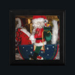 Skeezer Christmas With Snow happy holidays.JPG Gift Box<br><div class="desc">Small Tile Gift Box</div>