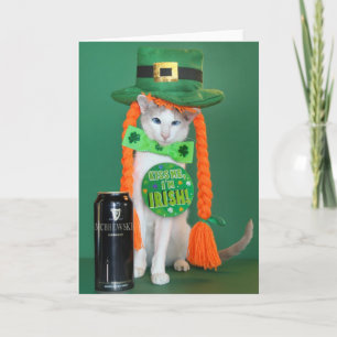 Skeezix McCat — Cat St. Patrick's Day Card
