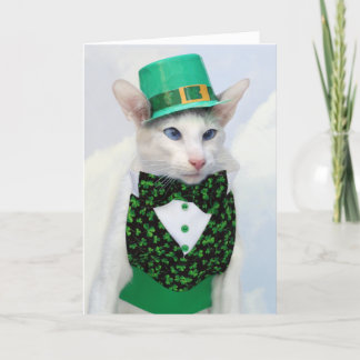 Skeezix McCat St Patrick's Day Card